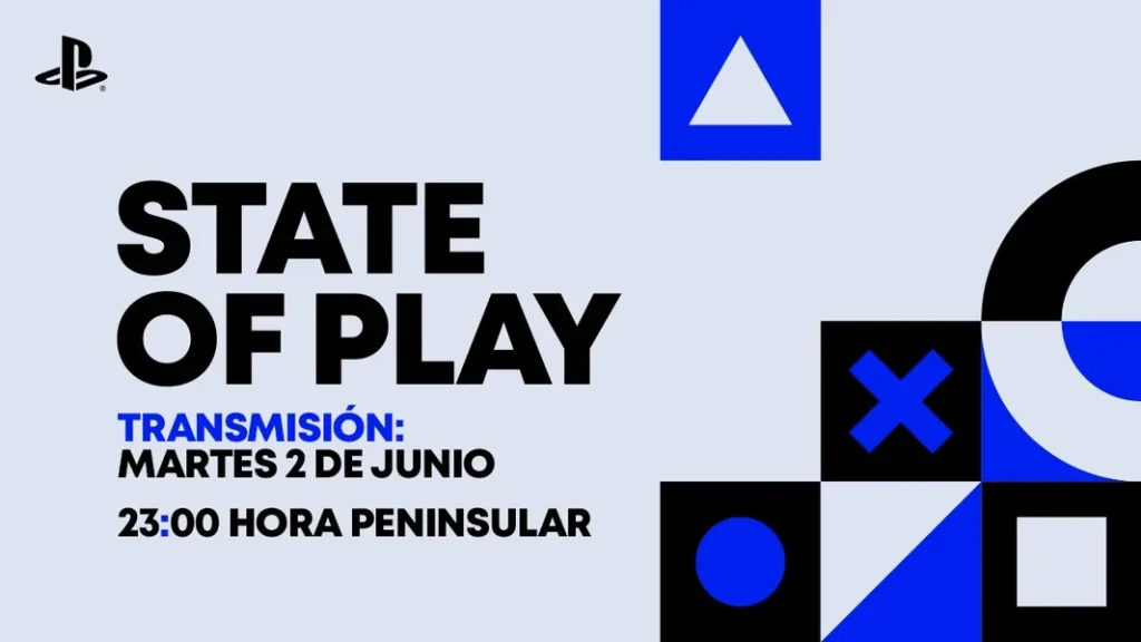 Imagen oficial del State of Play de PlayStation del martes 2 de junio de 2026 a las 23:00 hora peninsular española