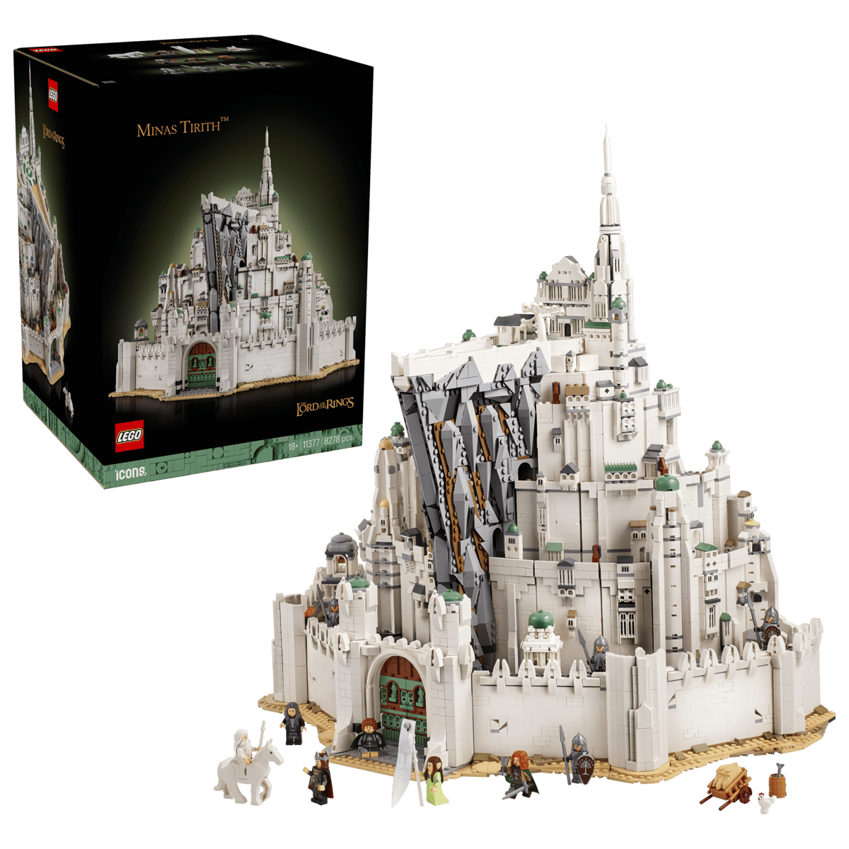 LEGO Minas Tirith ya está aquí: precio, piezas y todos los detalles de la espectacular Ciudad Blanca